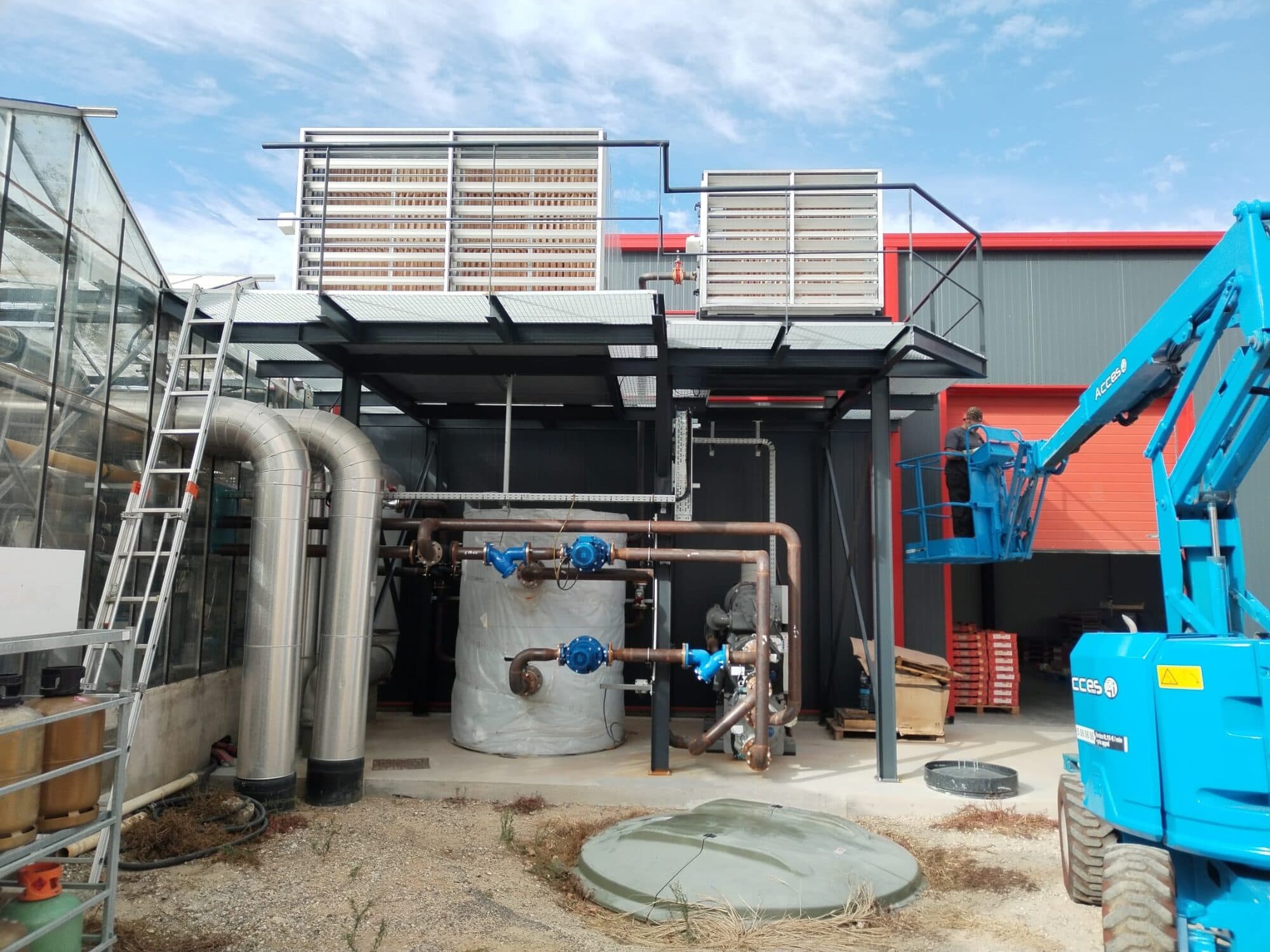 Chantier de tuyauterie industrielle InnoSoud